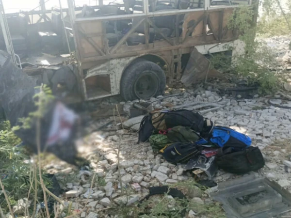 school bus blast